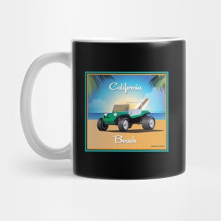 Manx Buggy on California Beach Mug